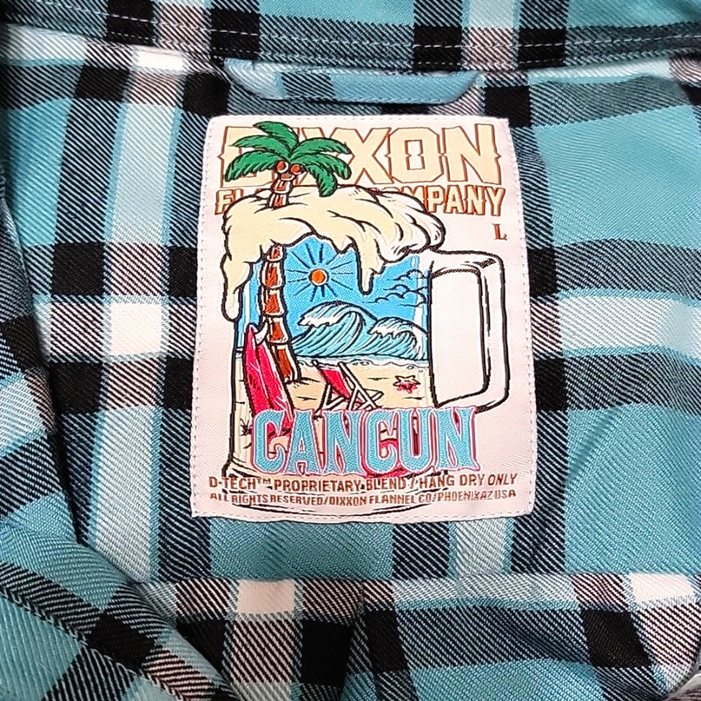 Dixxon Flannel The Cancun Womens Size Large NWT